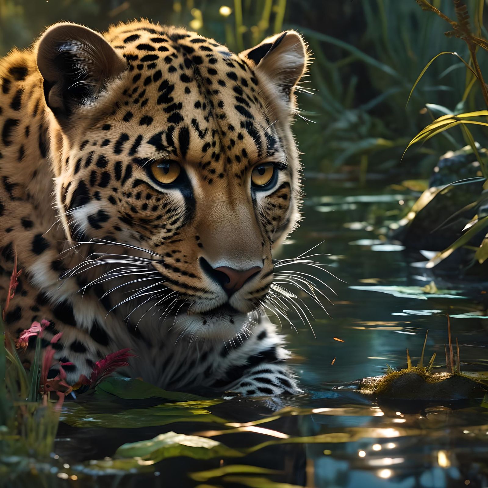 Pond Leopard