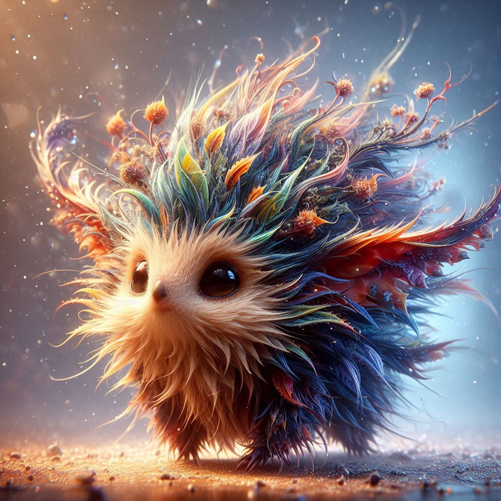 adorable fairy-tale fantasy creature portrait..