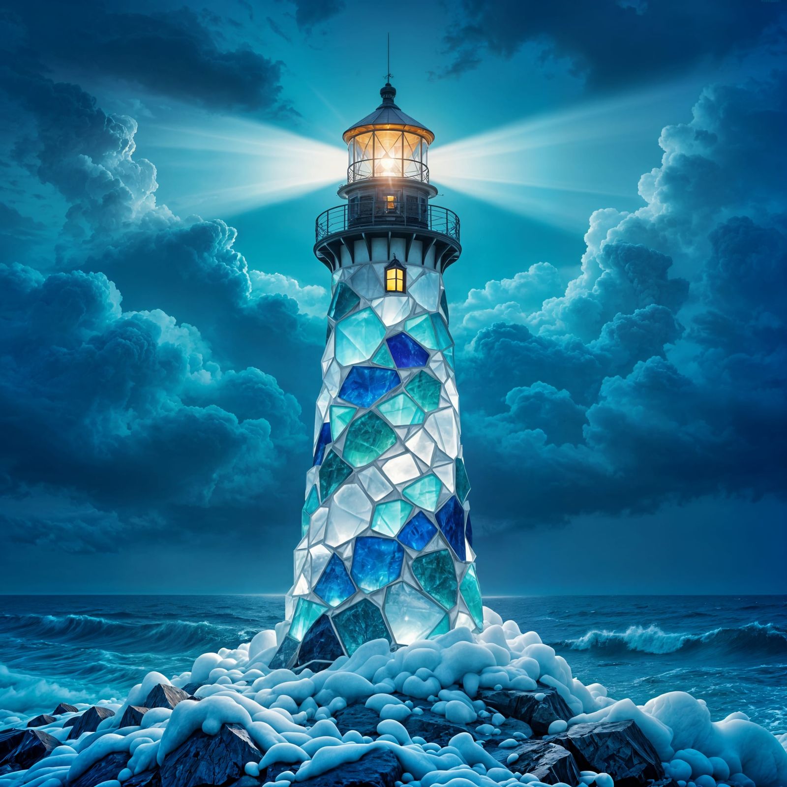 A breathtaking lighthouse  by @Cabbits