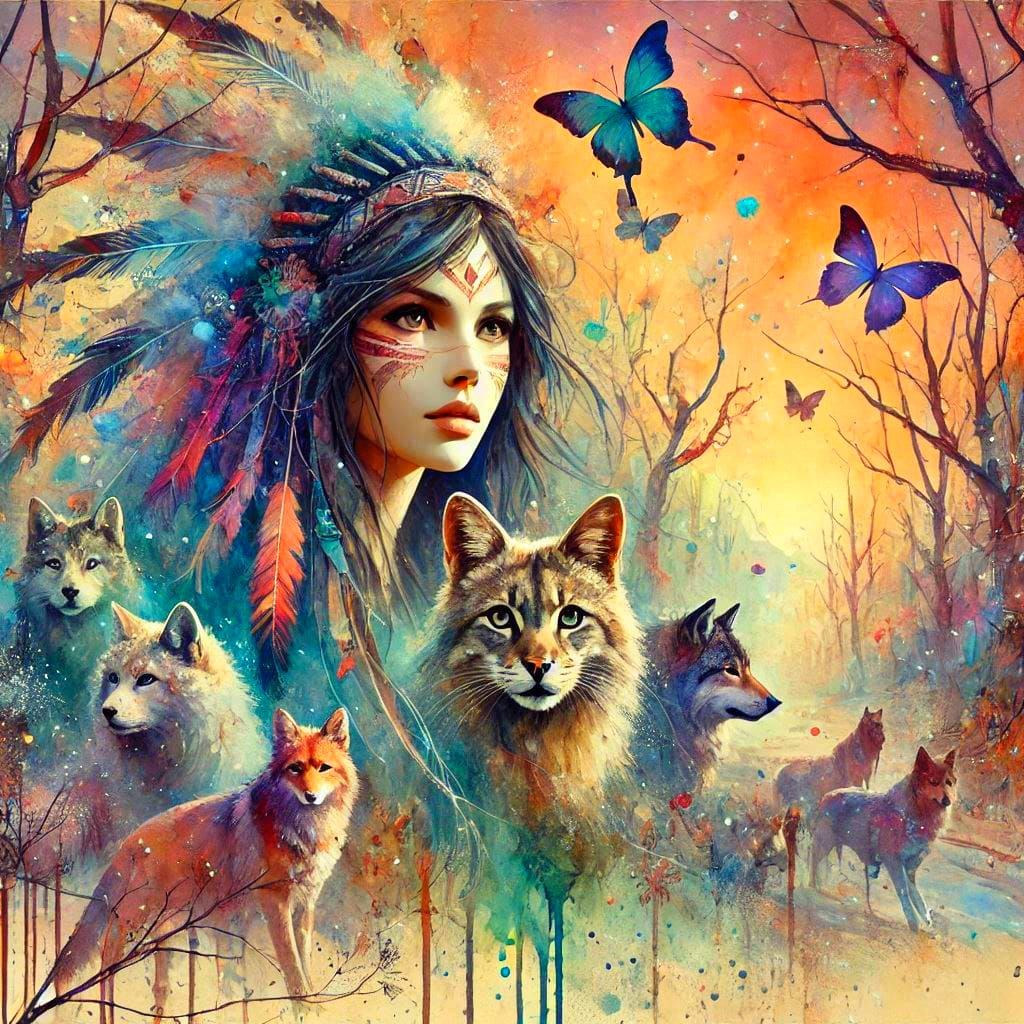 AN INDIAN WOMAN'S SUMMER DREAM