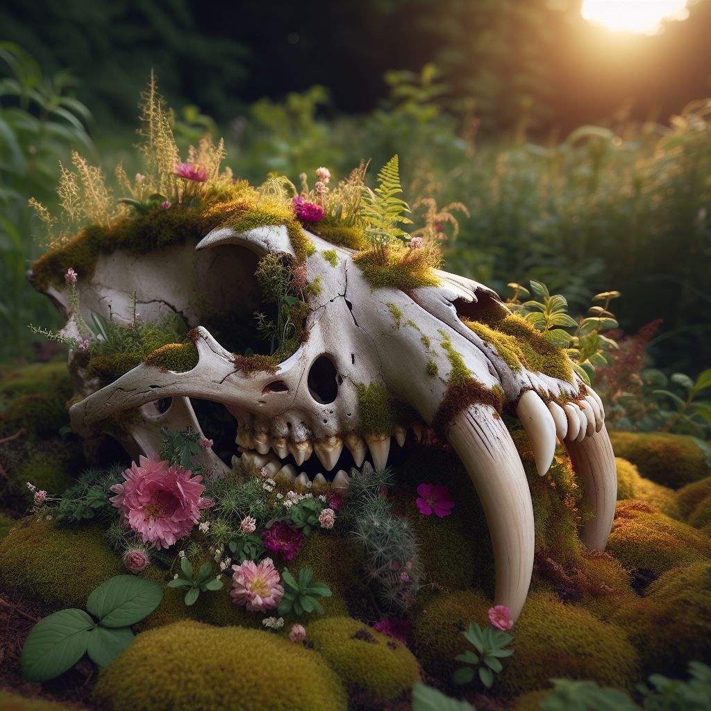 Saber-toothed Tiger Skull