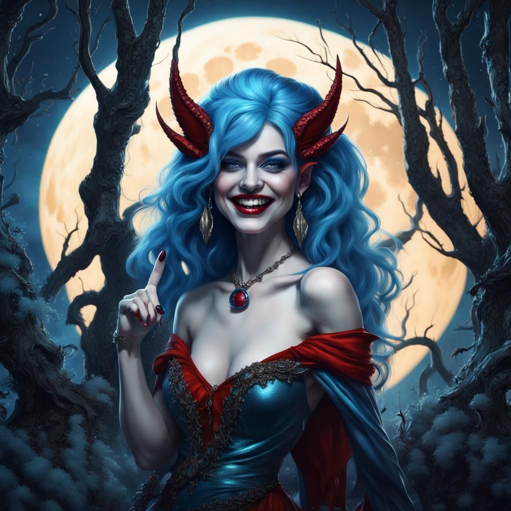 Temptress of Blue  by @Atlantisdan