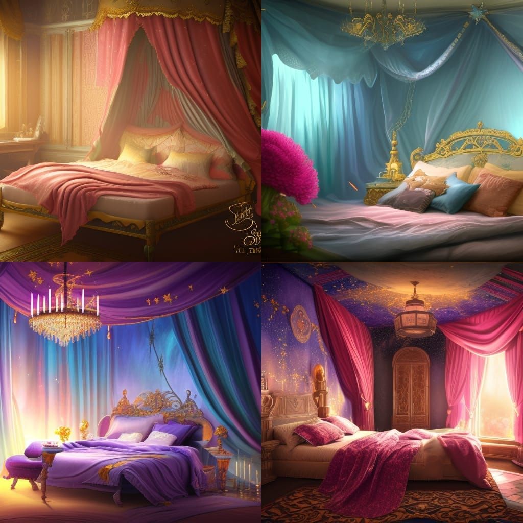 anime game art background, a lovely cozy bedroom, abstract digital  illustration, created with generative ai Stock Illustration | Adobe Stock