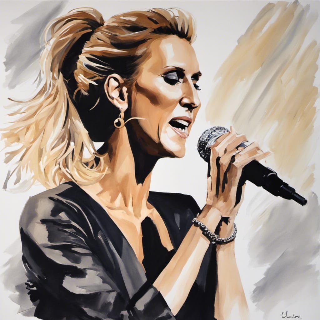 Celine Dion performing 'Unison'