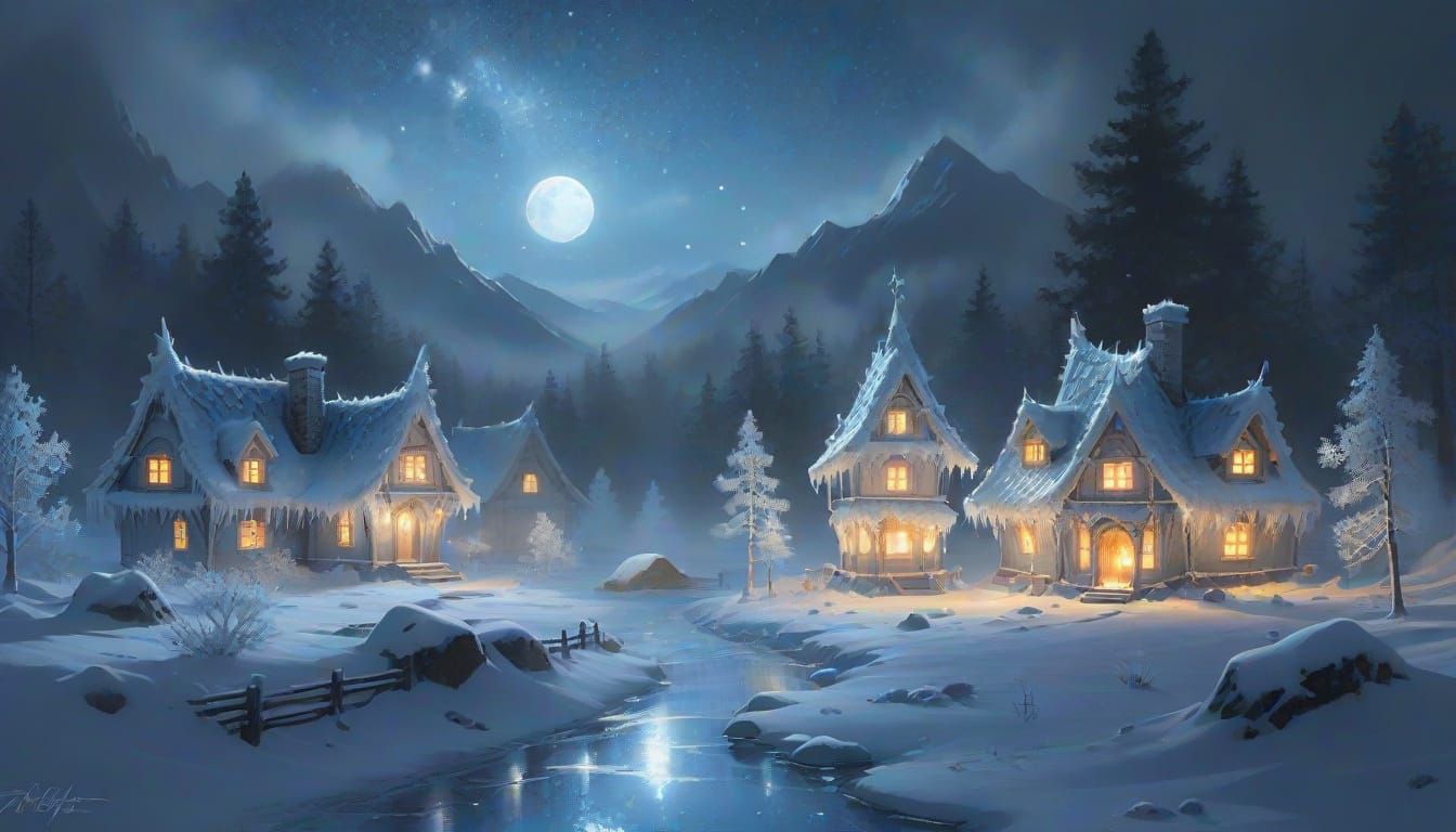 The Ice Lantern Village