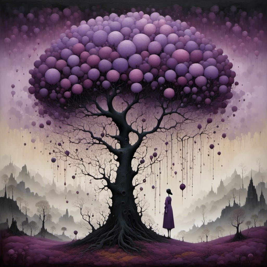 purple <lora:GrimKey:1.0>