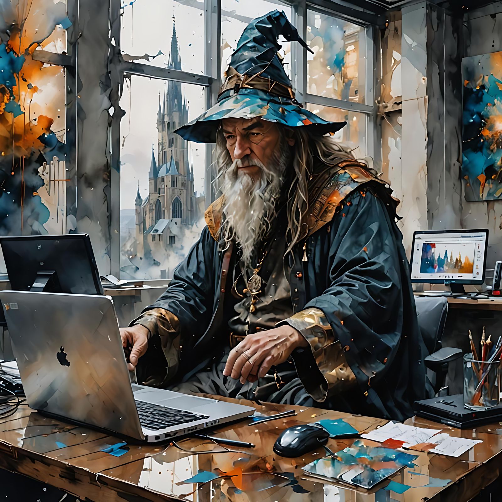 Wizard at Work  by @Alex Sumner