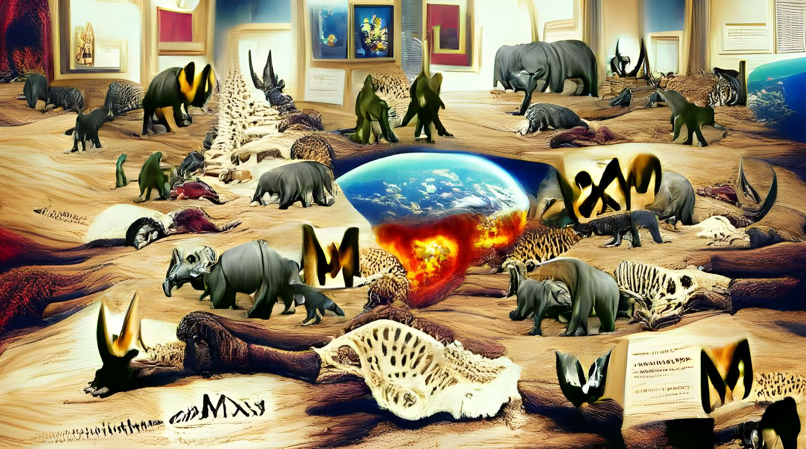 6th Mass Extinction Ai Generated Artwork Nightcafe Creator