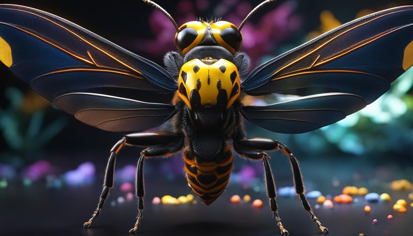 BEE IN YOUR FACE!