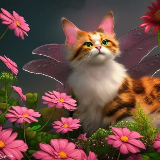 cat with wings