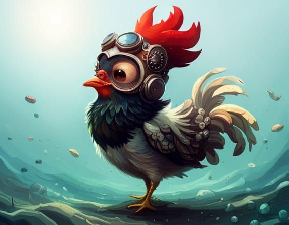 Rooster Pokémon  by @Gagambaboy