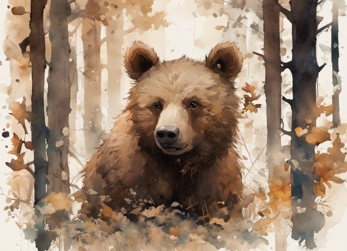 A Brown Bear  by @Rosie