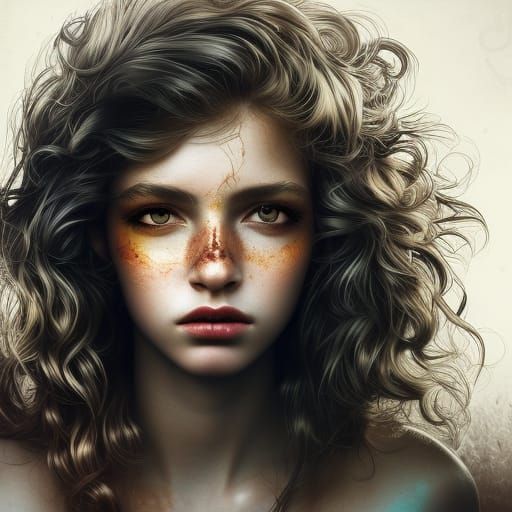 earth girl AI Generated Artwork NightCafe Creator