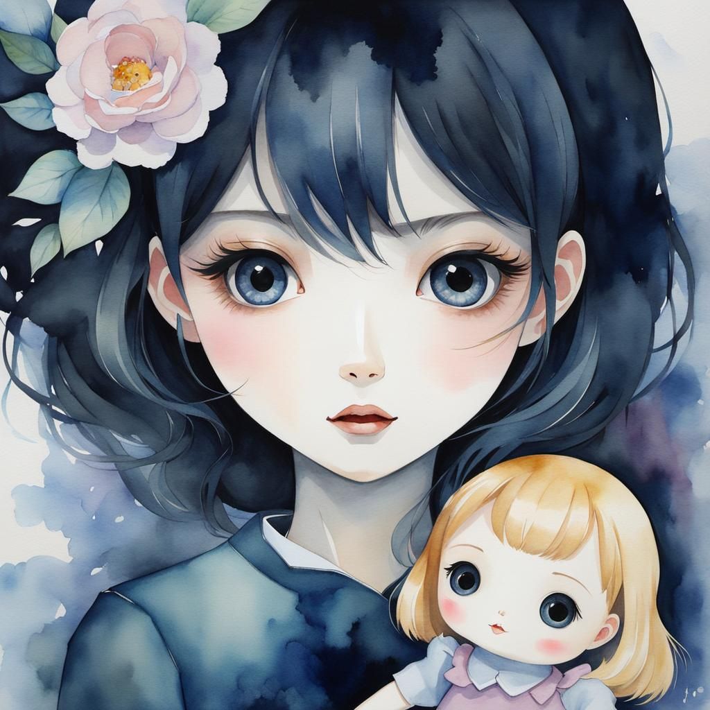 Dolls and Dreams. AI Generated Artwork NightCafe Creator