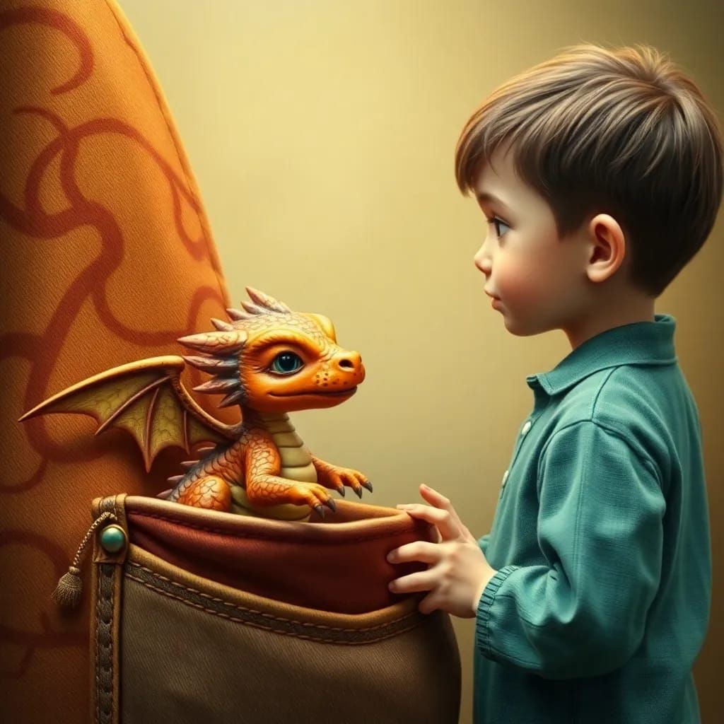 pie smoking little dragon