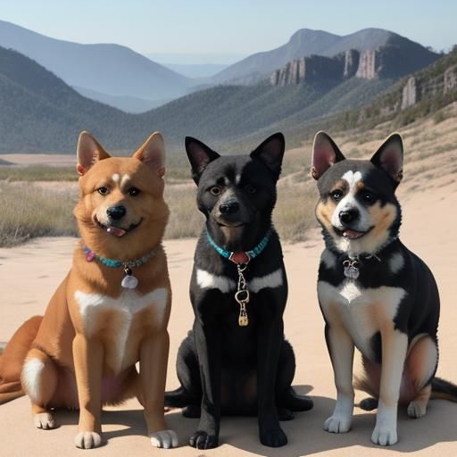 Dog Breed Iconography: AI-Generated Image