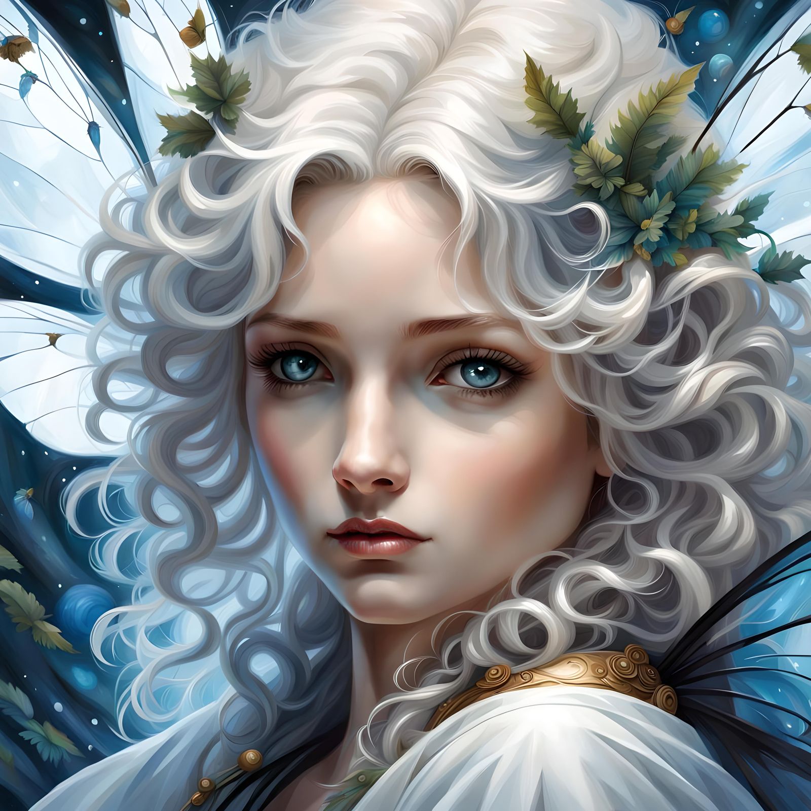 White Winged  Faery