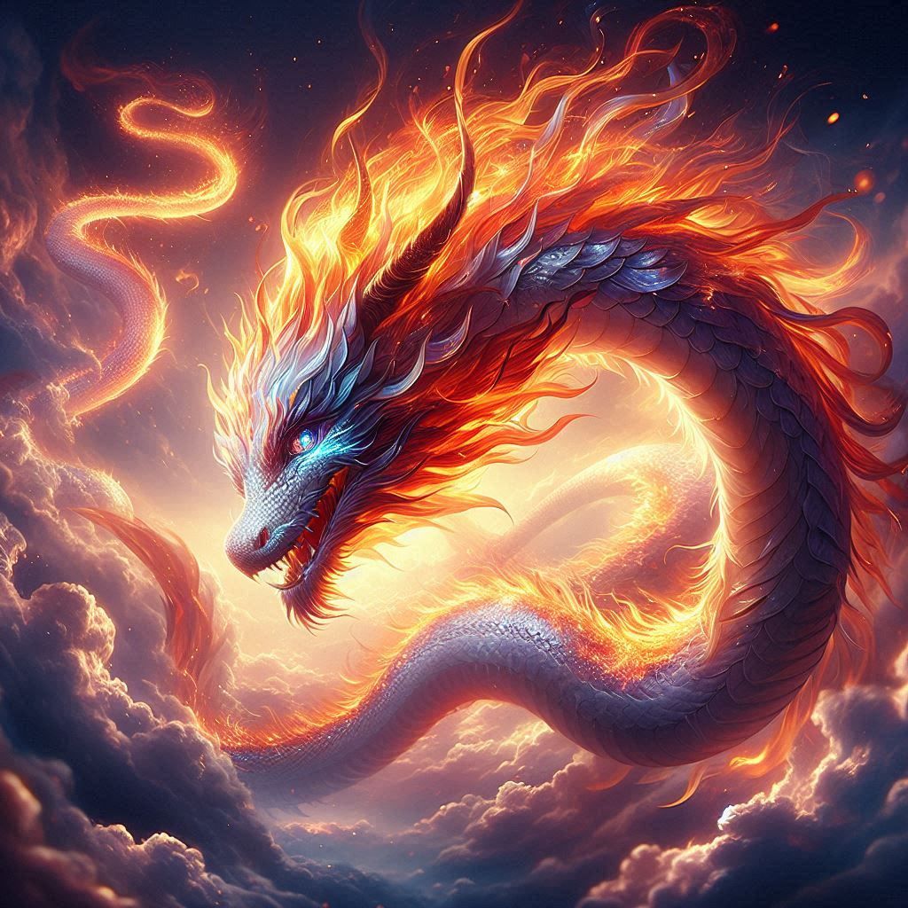 Flying Flaming Serpent