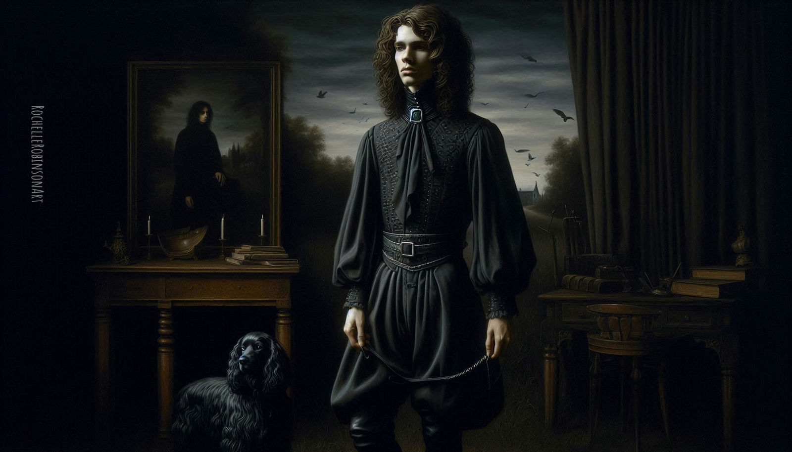 A Boy And His Dog Mel - Gothic Art