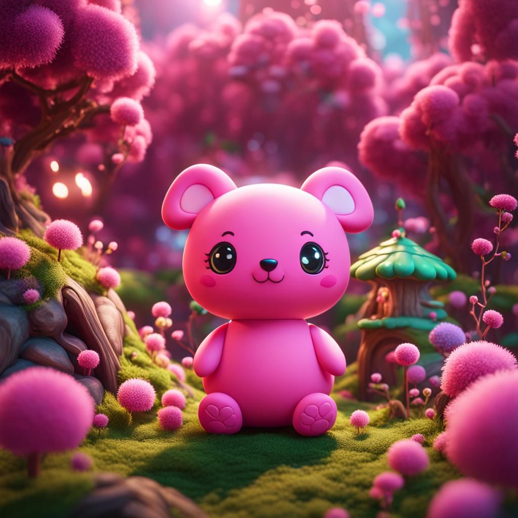 cute kawaii toy AI Generated Artwork NightCafe Creator