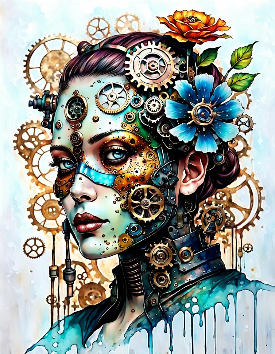 Flower Power Cyborg version