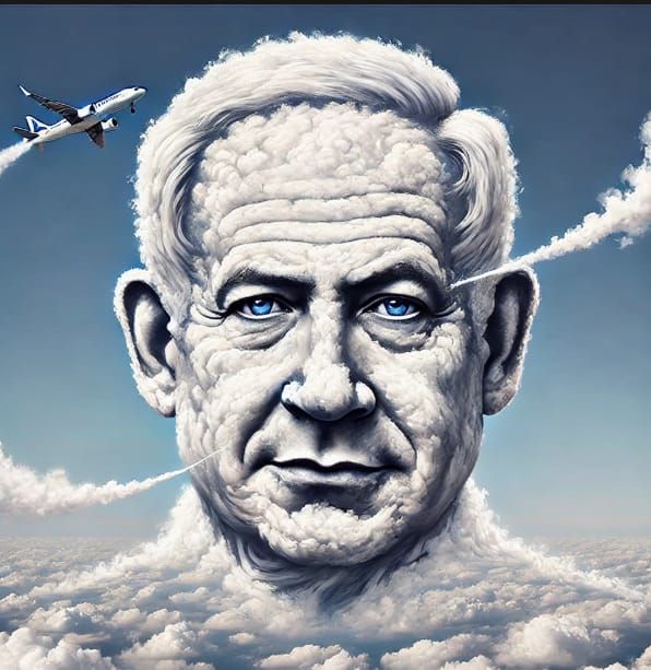 מטוסים מרססים תמונה של ביבי