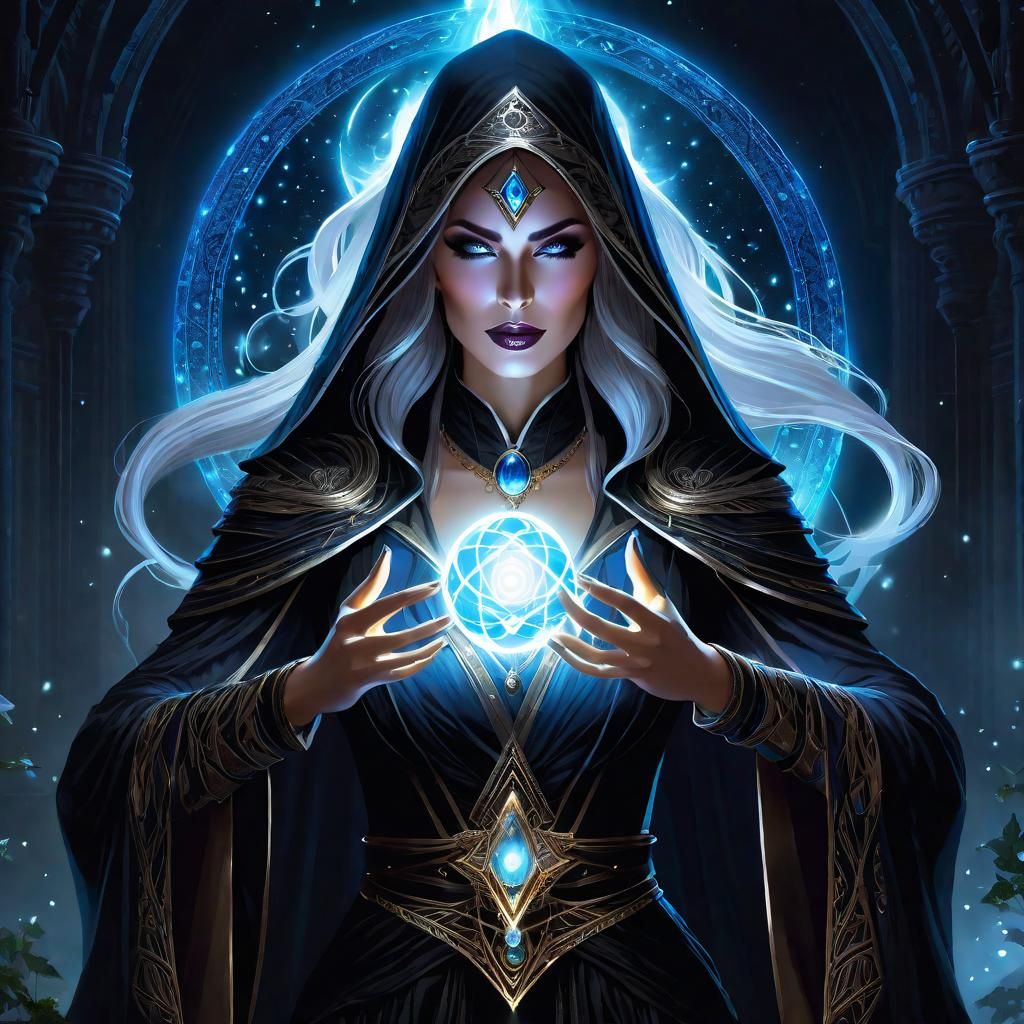 Ethereal Mystical Sorceress - AI Generated Artwork - NightCafe Creator