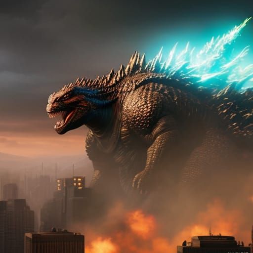 Godzilla - AI Generated Artwork - NightCafe Creator