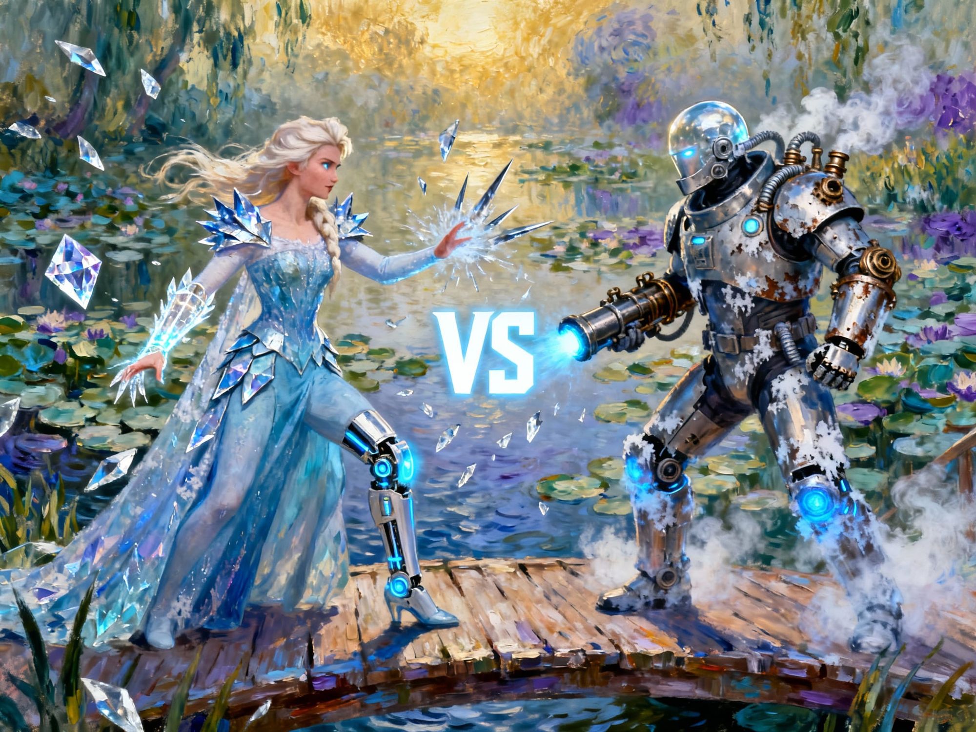 
Elsa Vs Mr Freeze 