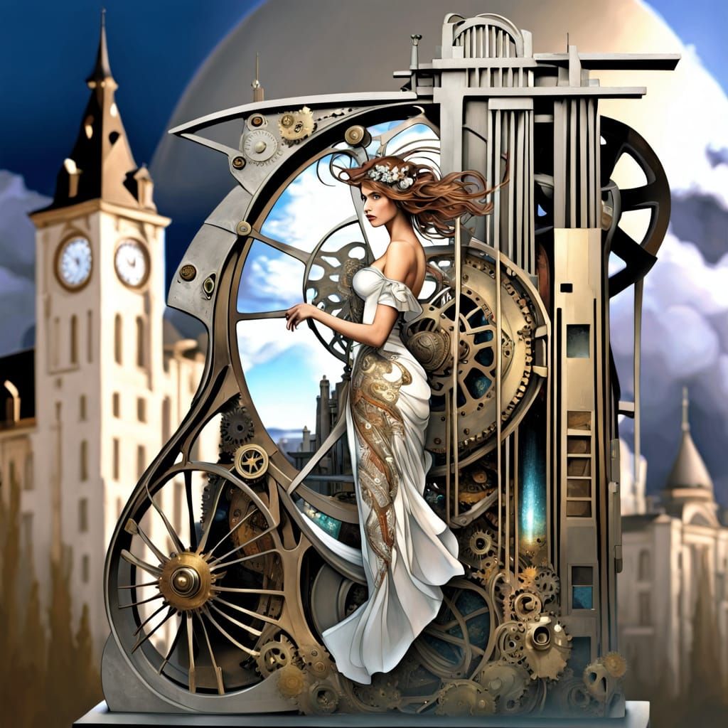 Vision de la déesse des machines