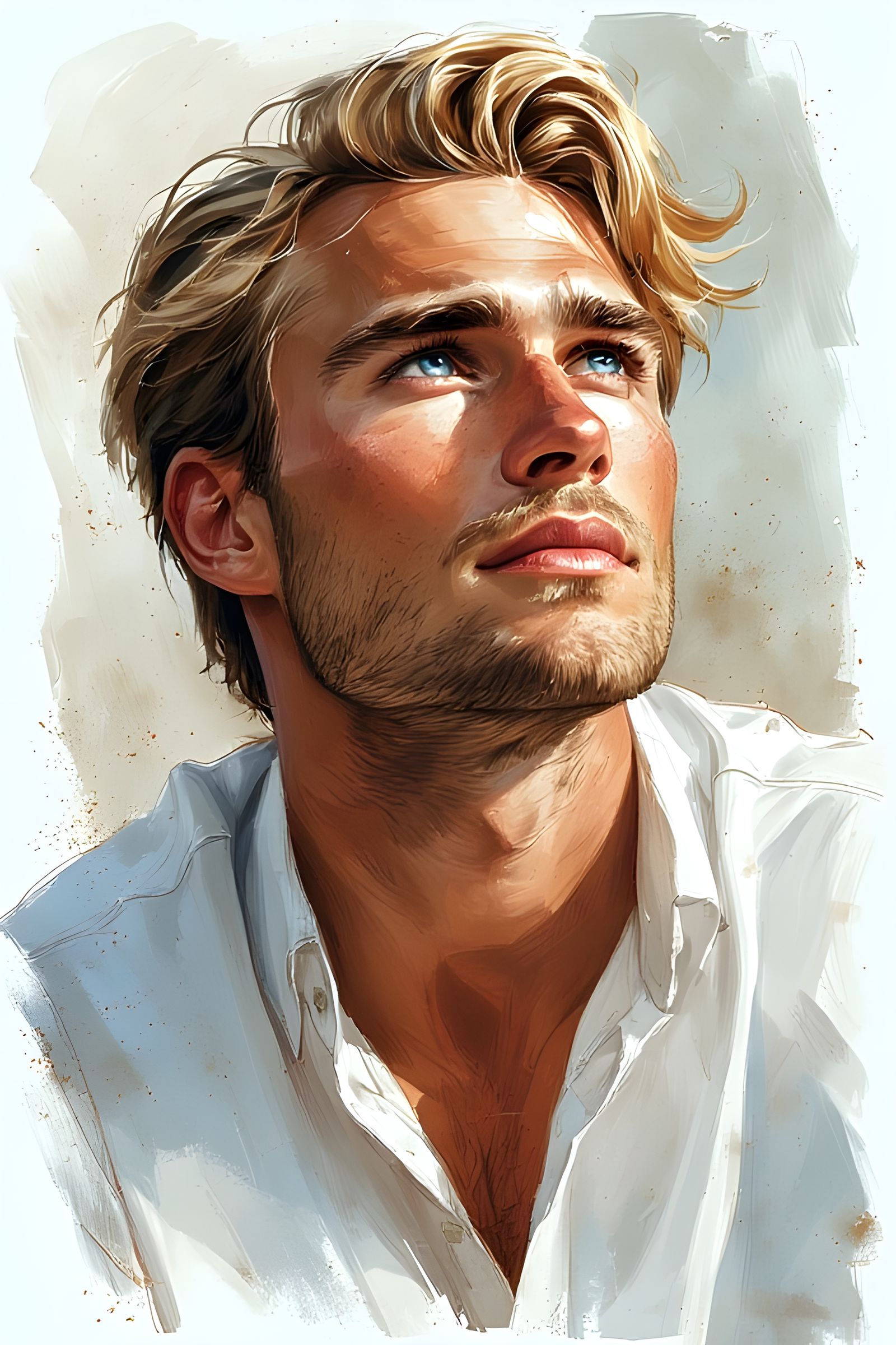 He's in another World