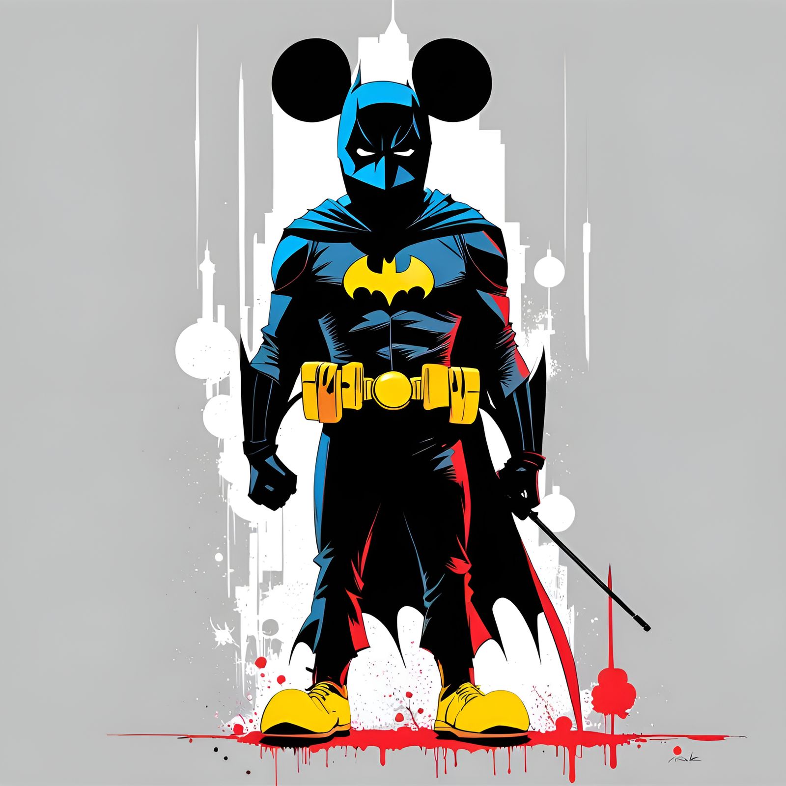 MICKEY Batcostume  by @JustBubu