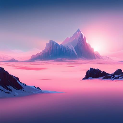 icy landscape