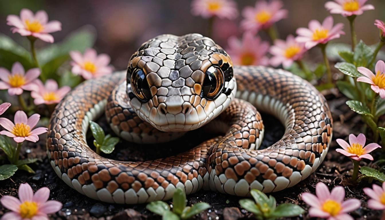 Baby snake   by @Ghexghe