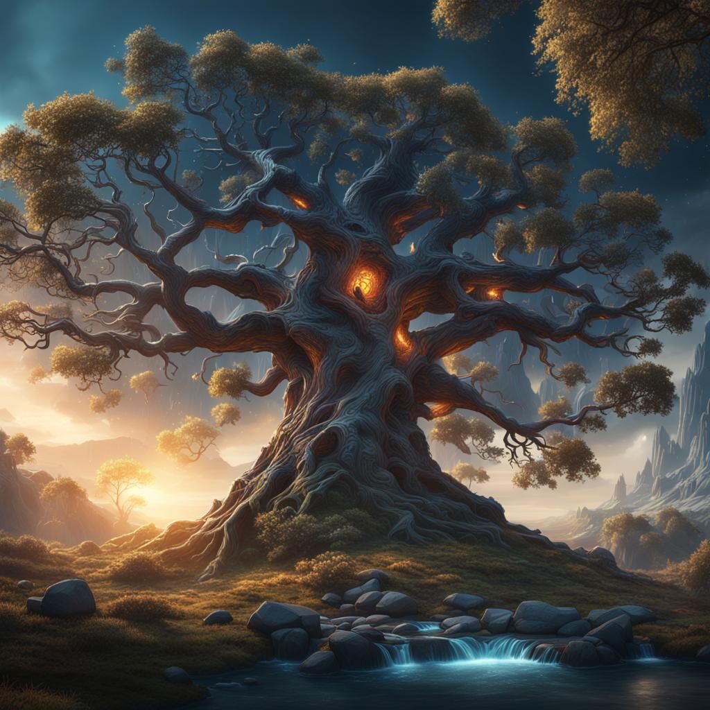 The 9 Worlds  by @Brenda Ader