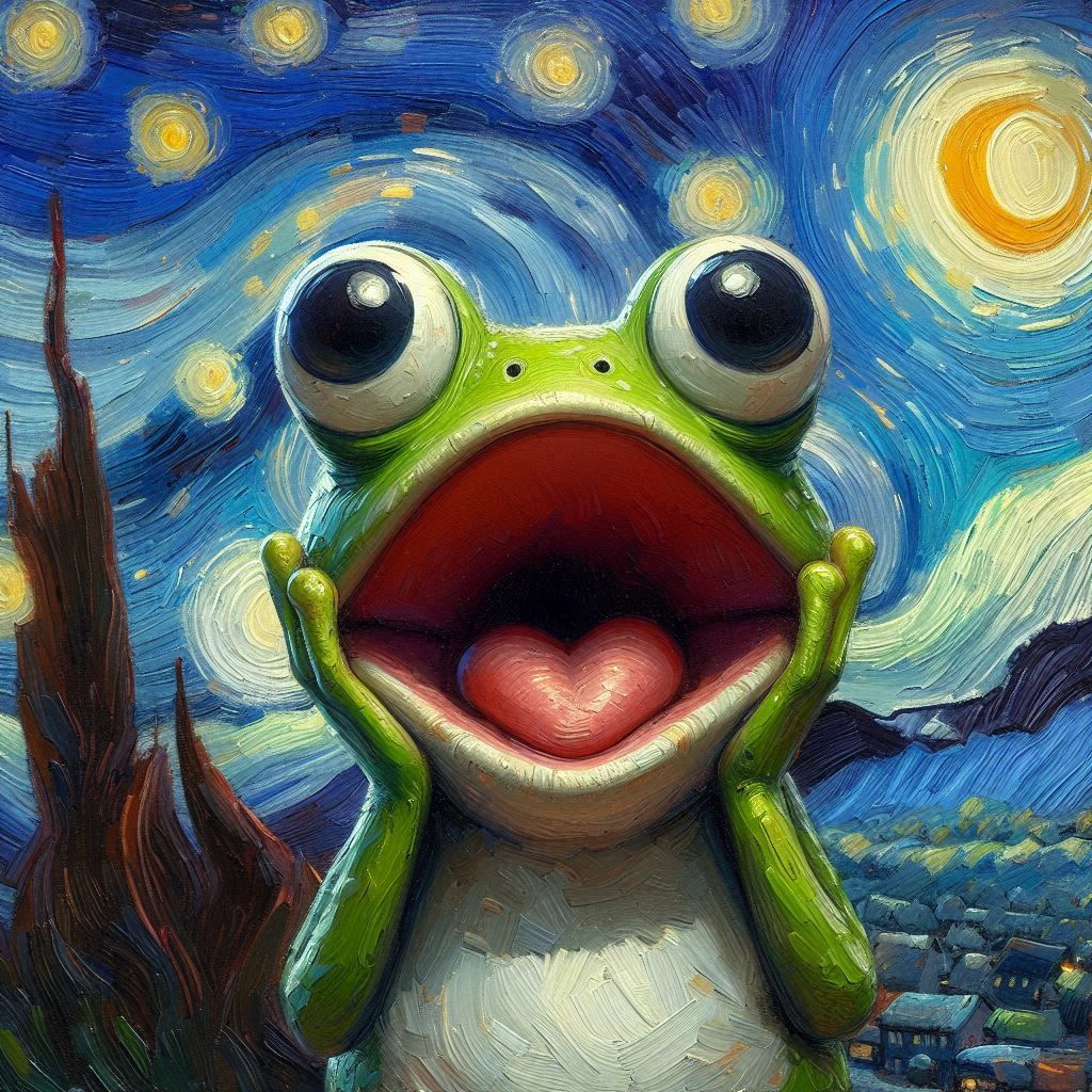 Whoa, that fly I ate is making me trippy