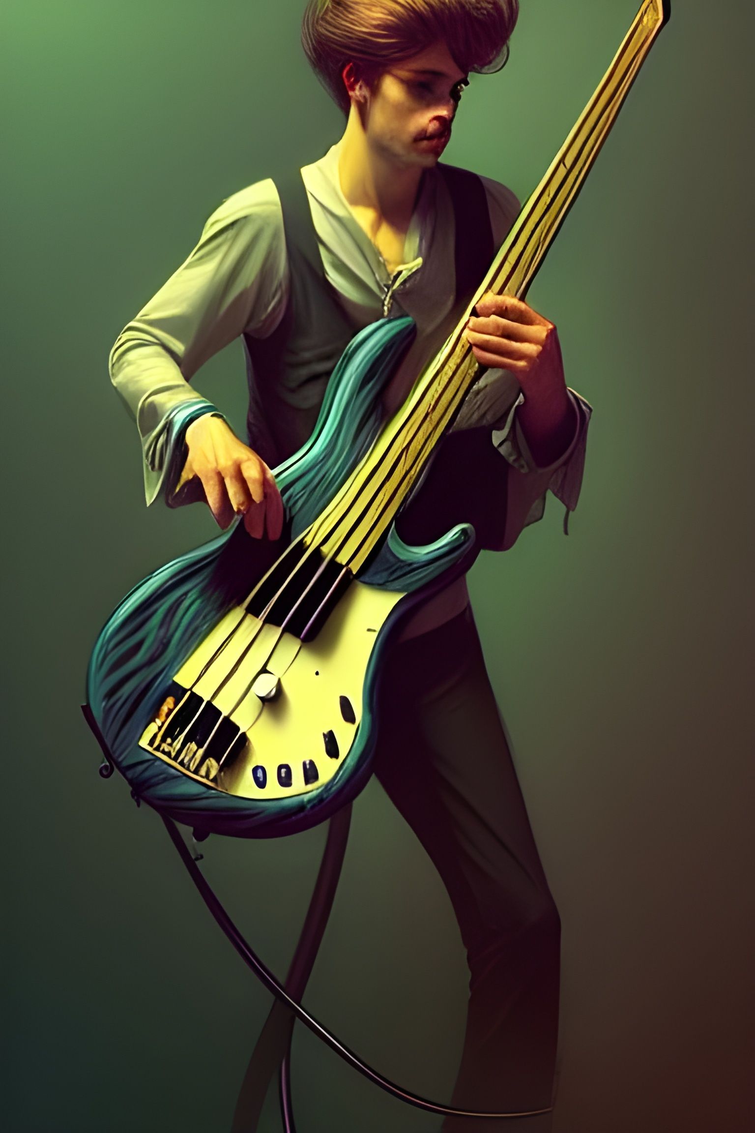 "Electric Bass Player"