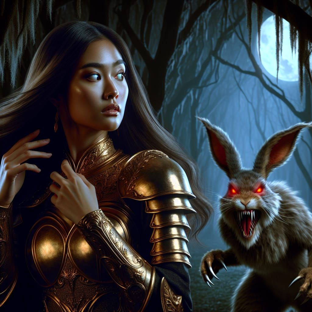 Beware the evil rabbit