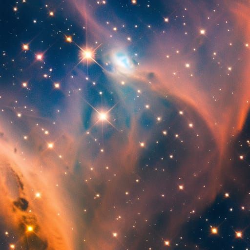 hubble deep space field, heavenly, breathtaking, stunning, photograph