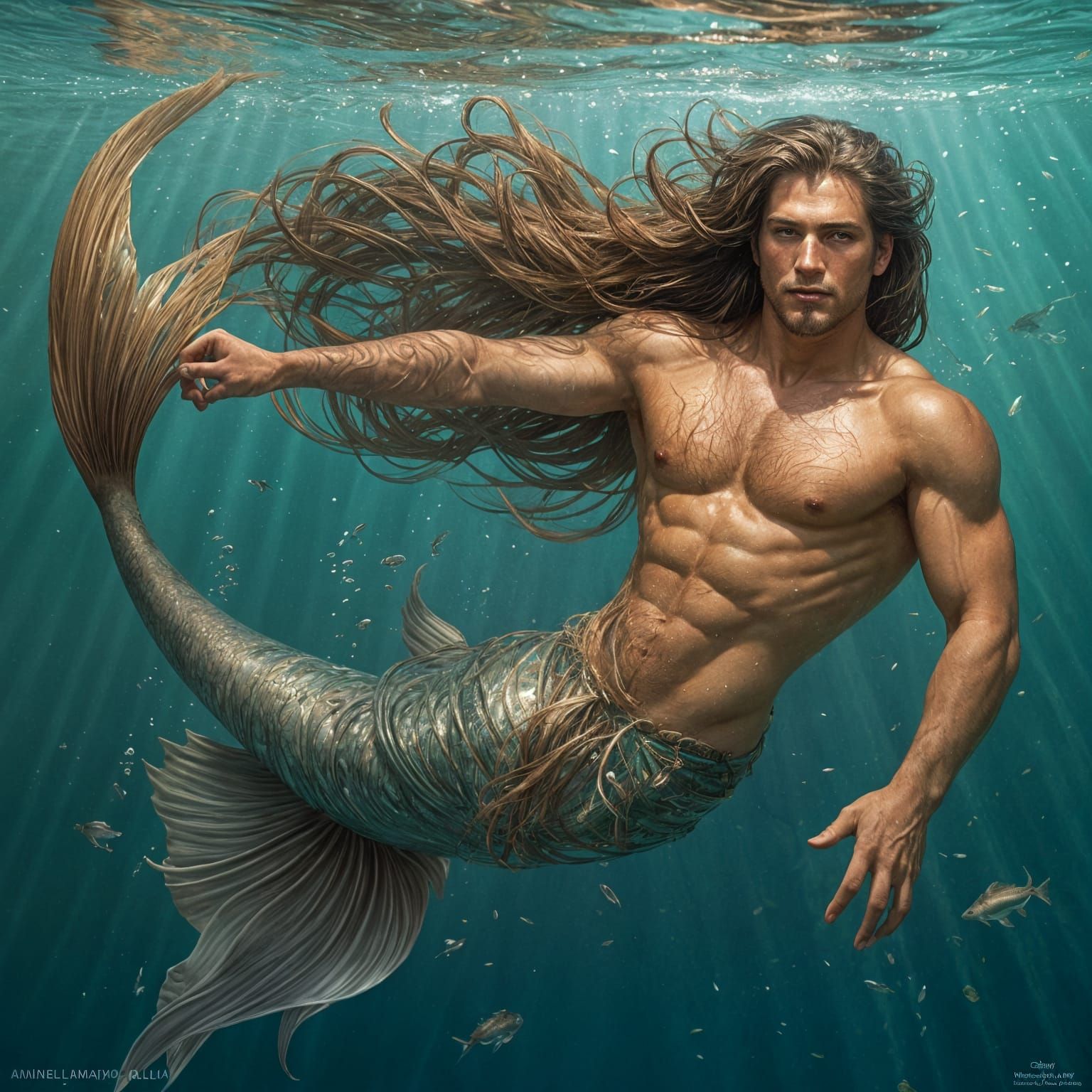 Merman  by @Pound_Sterling