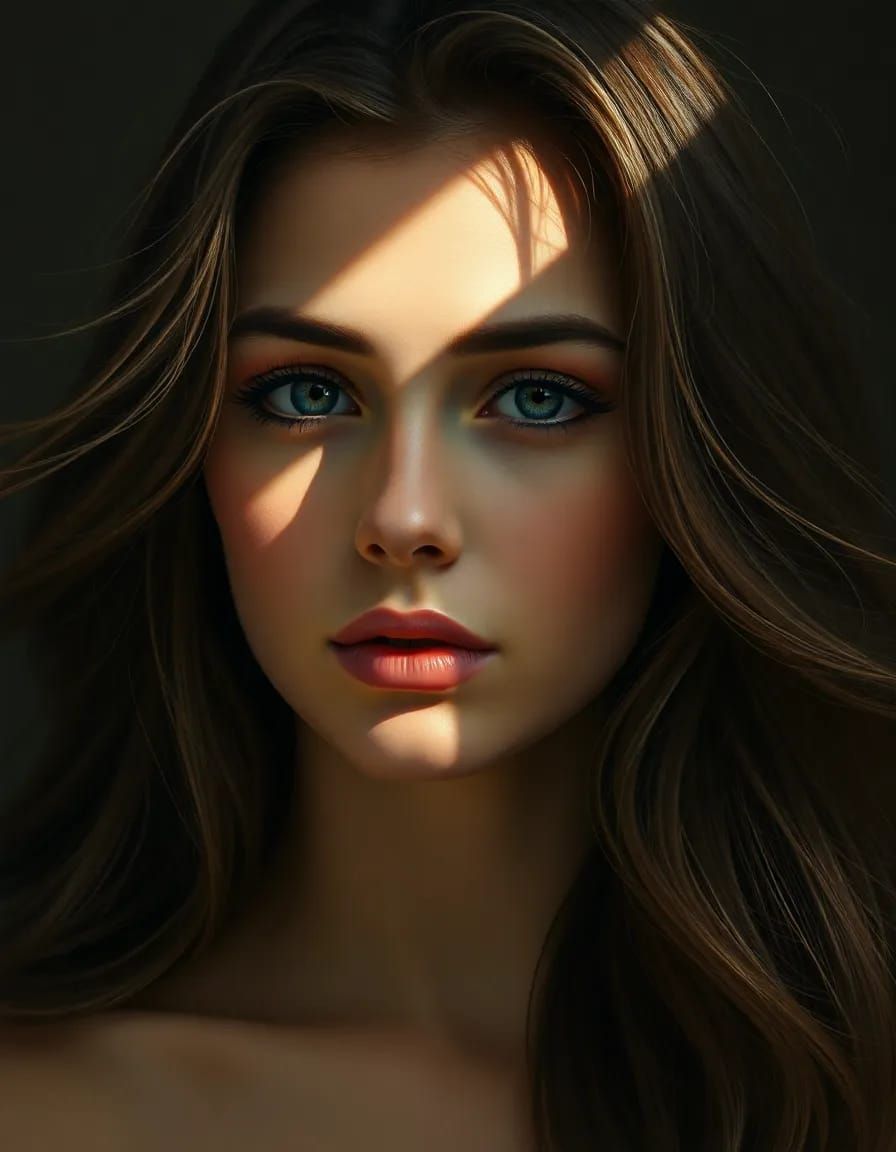 A beautiful woman's portrait