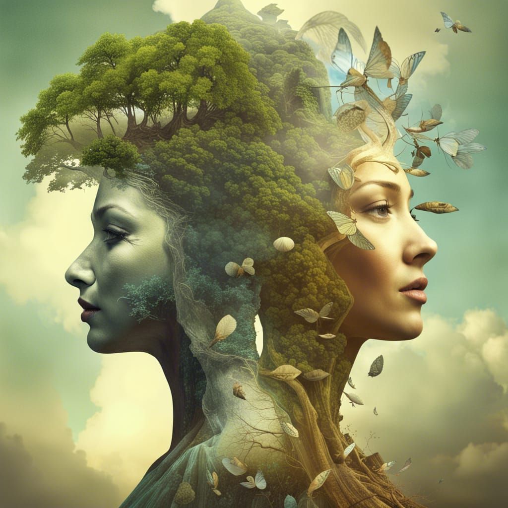 mothers of nature  by @Optics euphoria