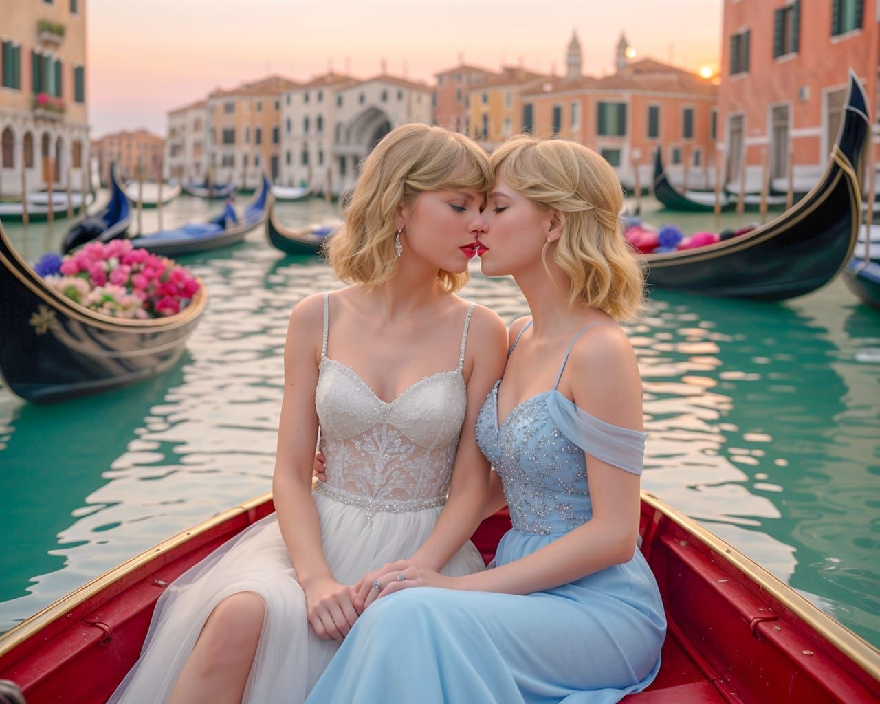 A Romantic Moment in Venice