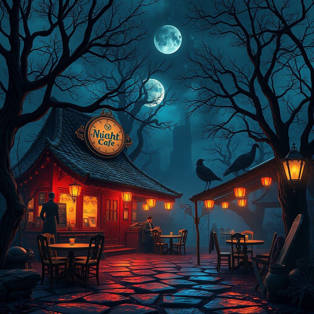 A Night At NightCafe  by @Chloe