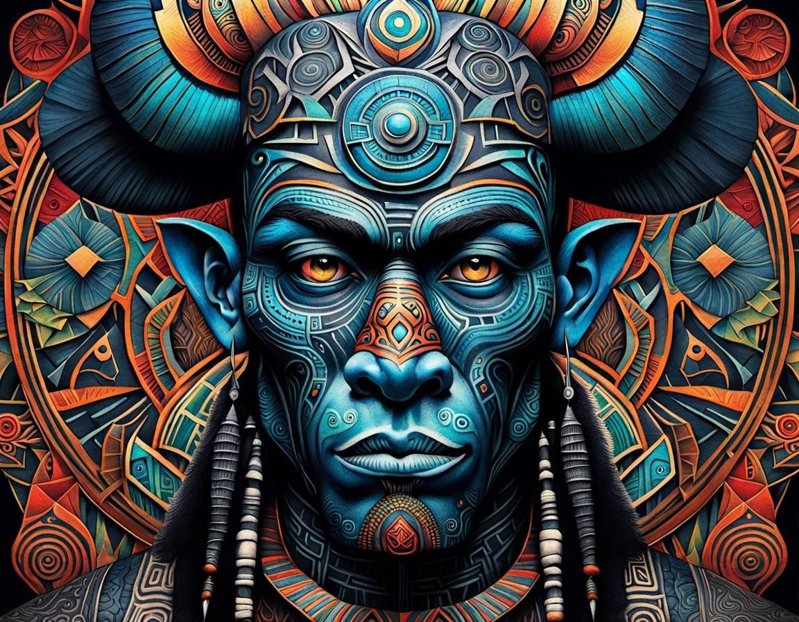 Tattoos of a young warrior