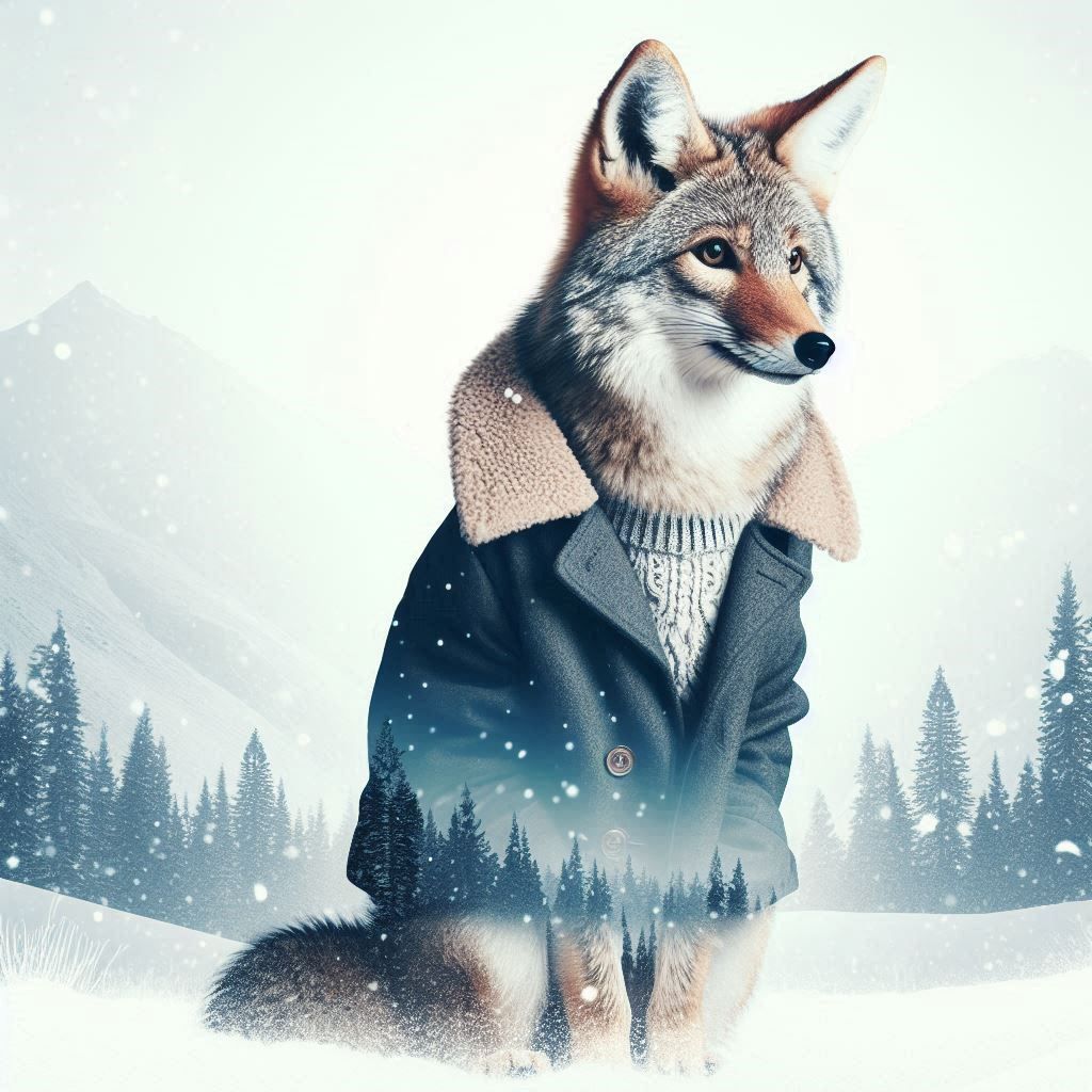 double exposure beautiful fantasy DALL-E 3 portrait landscap...