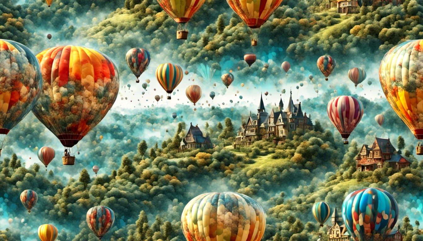 The balloon race.