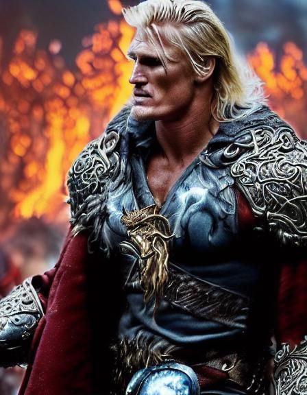 Dolph Lundgren Pyromancer Concept - AI Generated Artwork - NightCafe ...