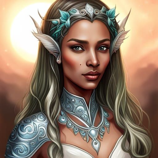 Elven Sentry in Silver 1
