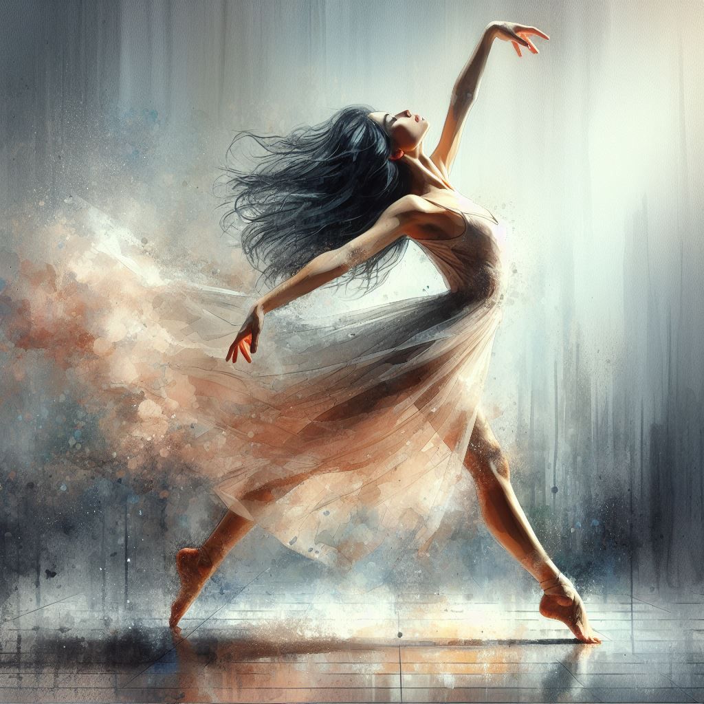 We dance to forget, but the memories twirl around us, haunting every step.